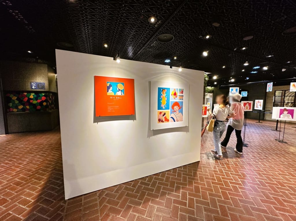『 やべさわこ展 』が９月１４日まで「 てんちか１番街イベントコーナー 」で開催中！