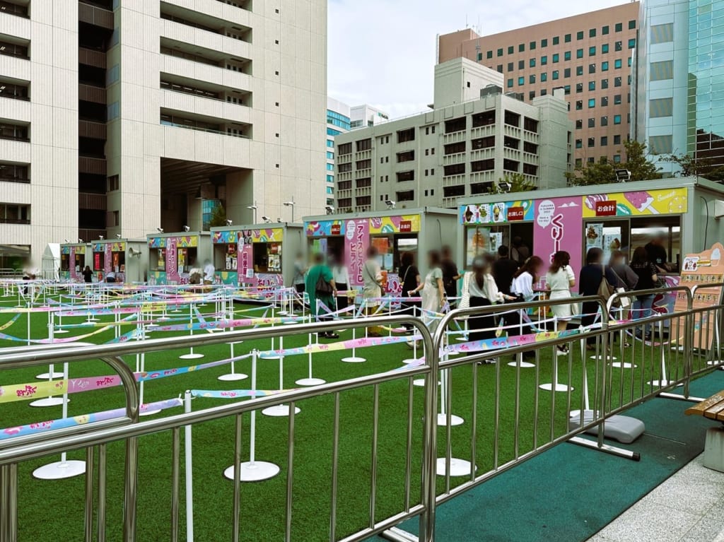 アイスクリーム万博「あいぱく® FUKUOKA in SUMMER２０２３」が、９月１８日（月・祝）まで、福岡市役所西側ふれあい広場で開催中です！