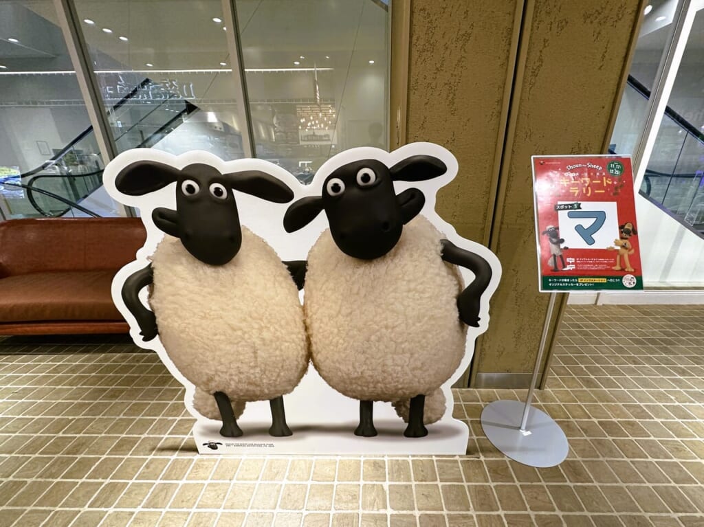 マークイズ福岡ももちが 「ひつじのショーン」とコラボレーションしています！