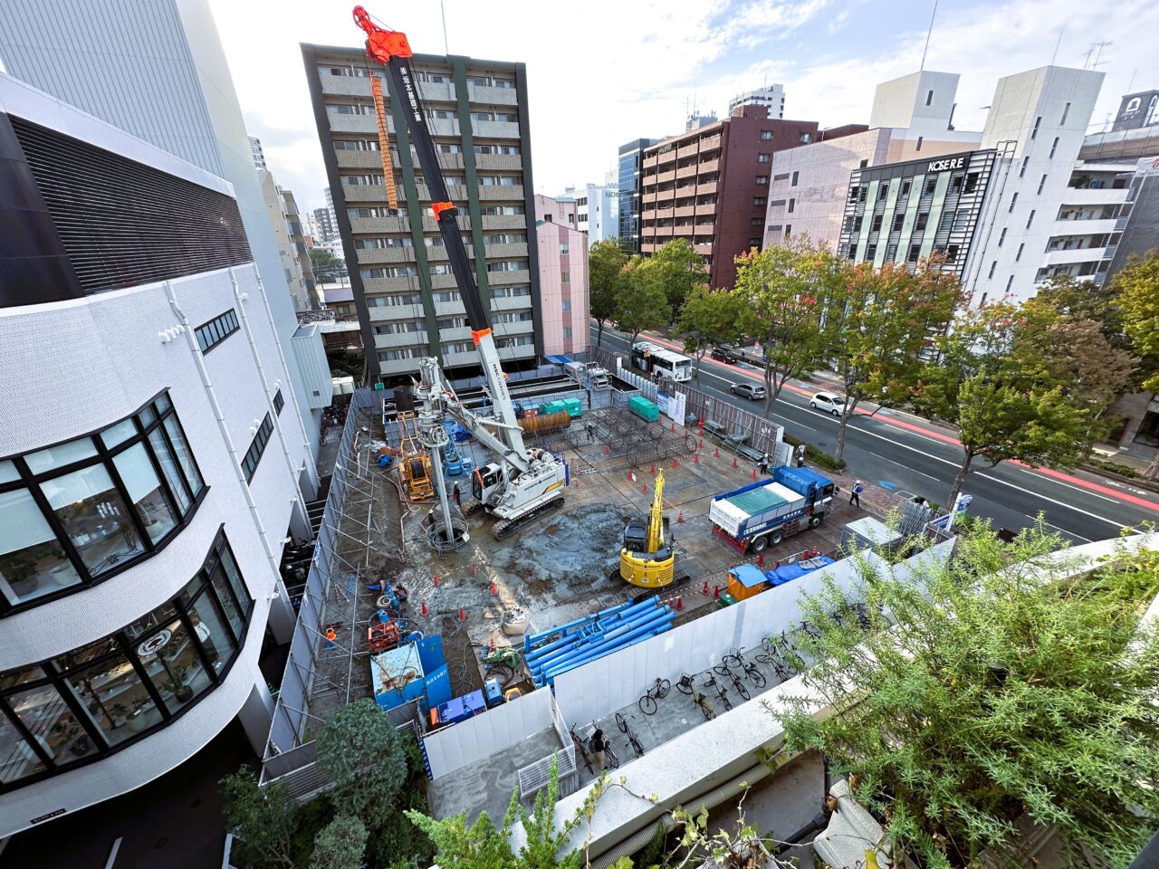 警固１丁目、２２階建ての高層ビル…、いよいよか。