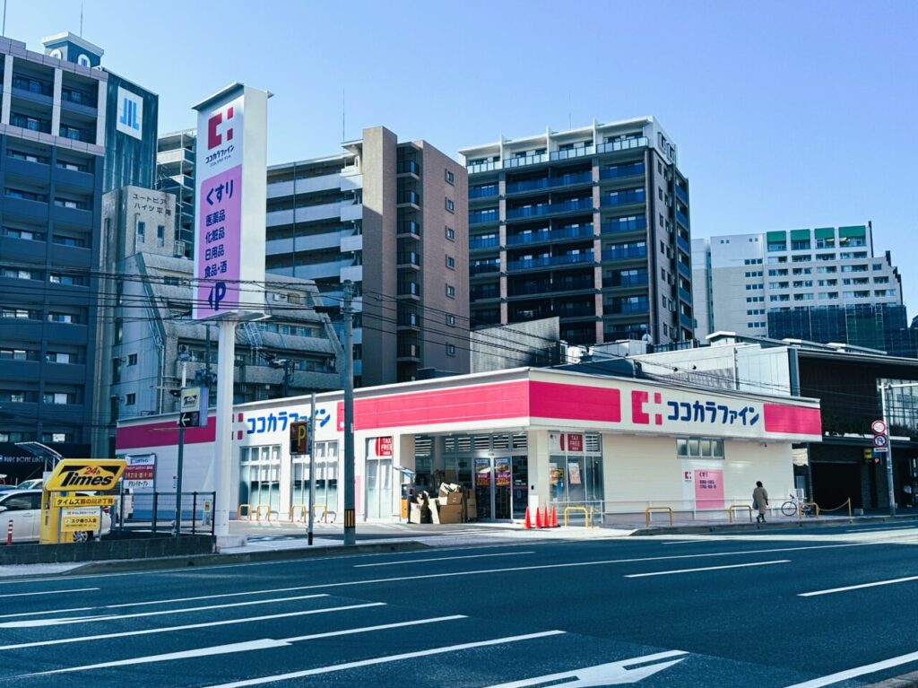 いよいよ営業始まるようですね。『 ココカラファイン 那の川店 』の気になるオープン日は！？