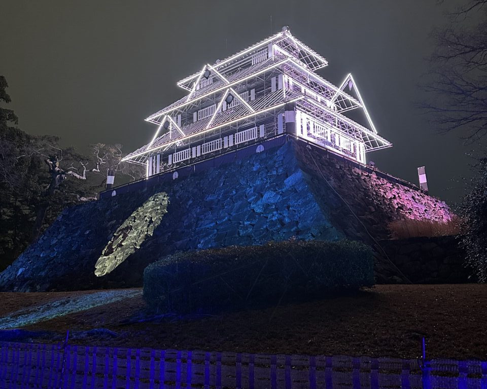 ３月の舞鶴公園がおもしろい！お城ライトアップ…ナイトウォーク…梅の開花にお団子まで♪