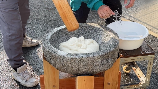 餅つき